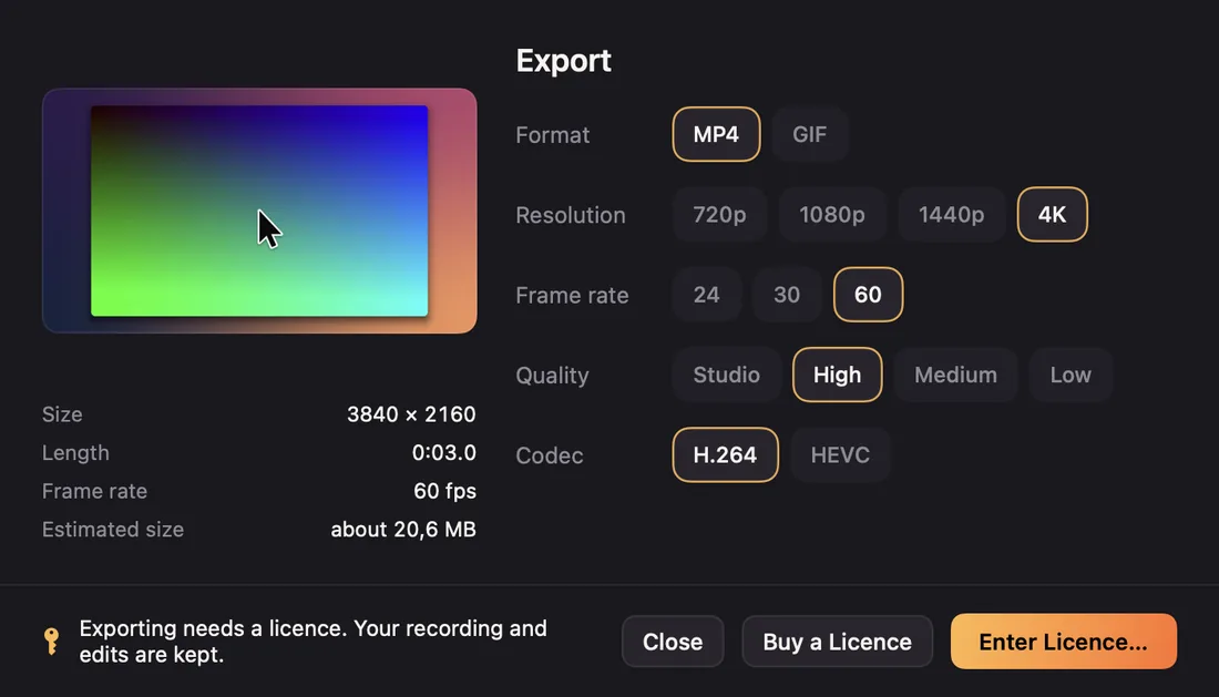 Exporting without a licence